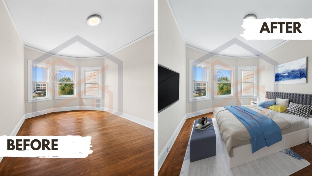 before after virtual staging|Before and After virtual staging - Team PicPros|before after results of virtual staging
